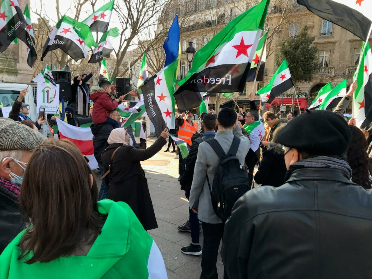 Manifesttion de soutien à la Révolution syrienne