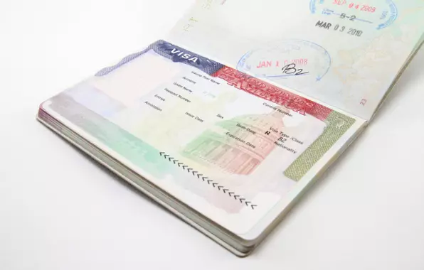 Visa sur un passeport